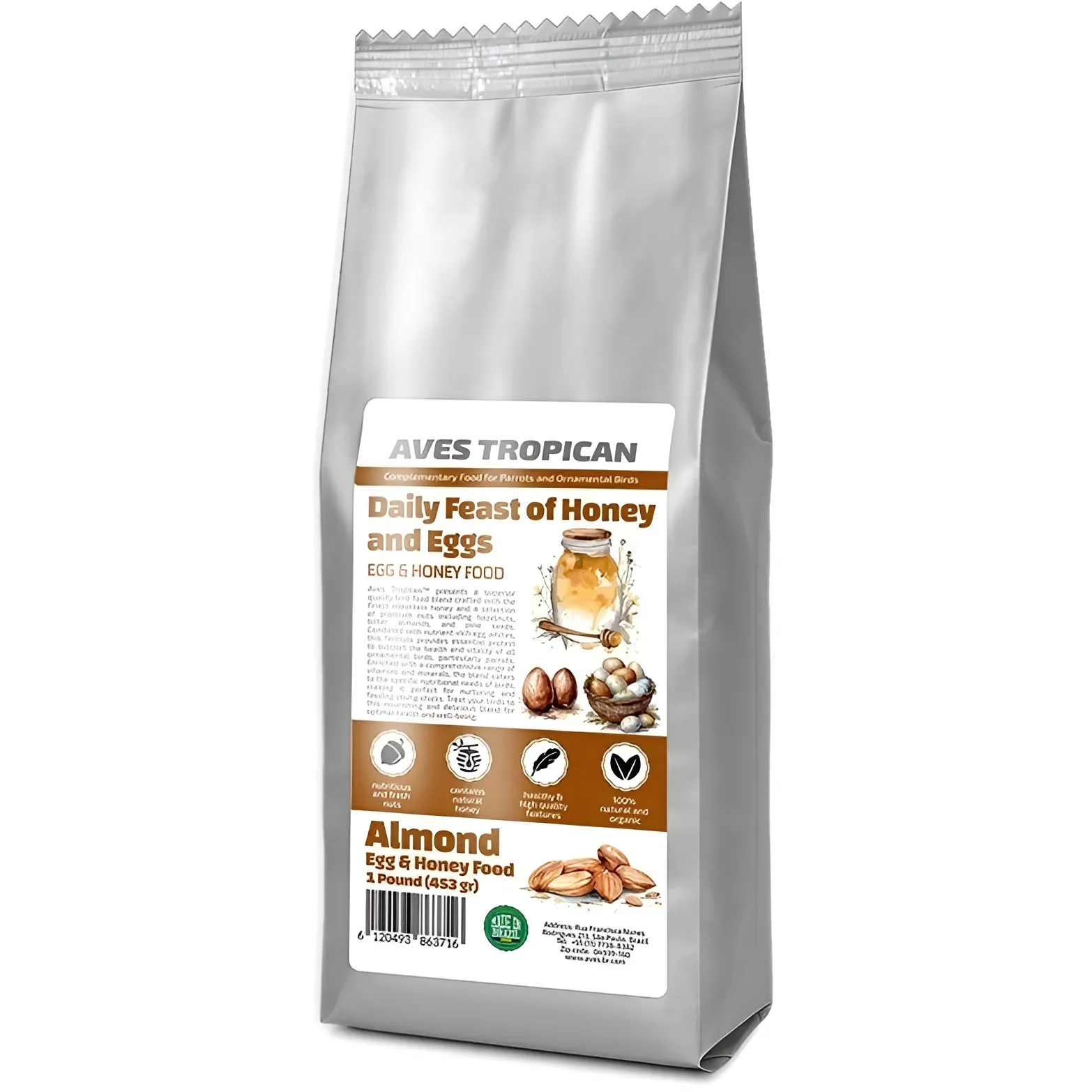 گرانول تخم‌مرغ و عسل برند آوس تروپیکن