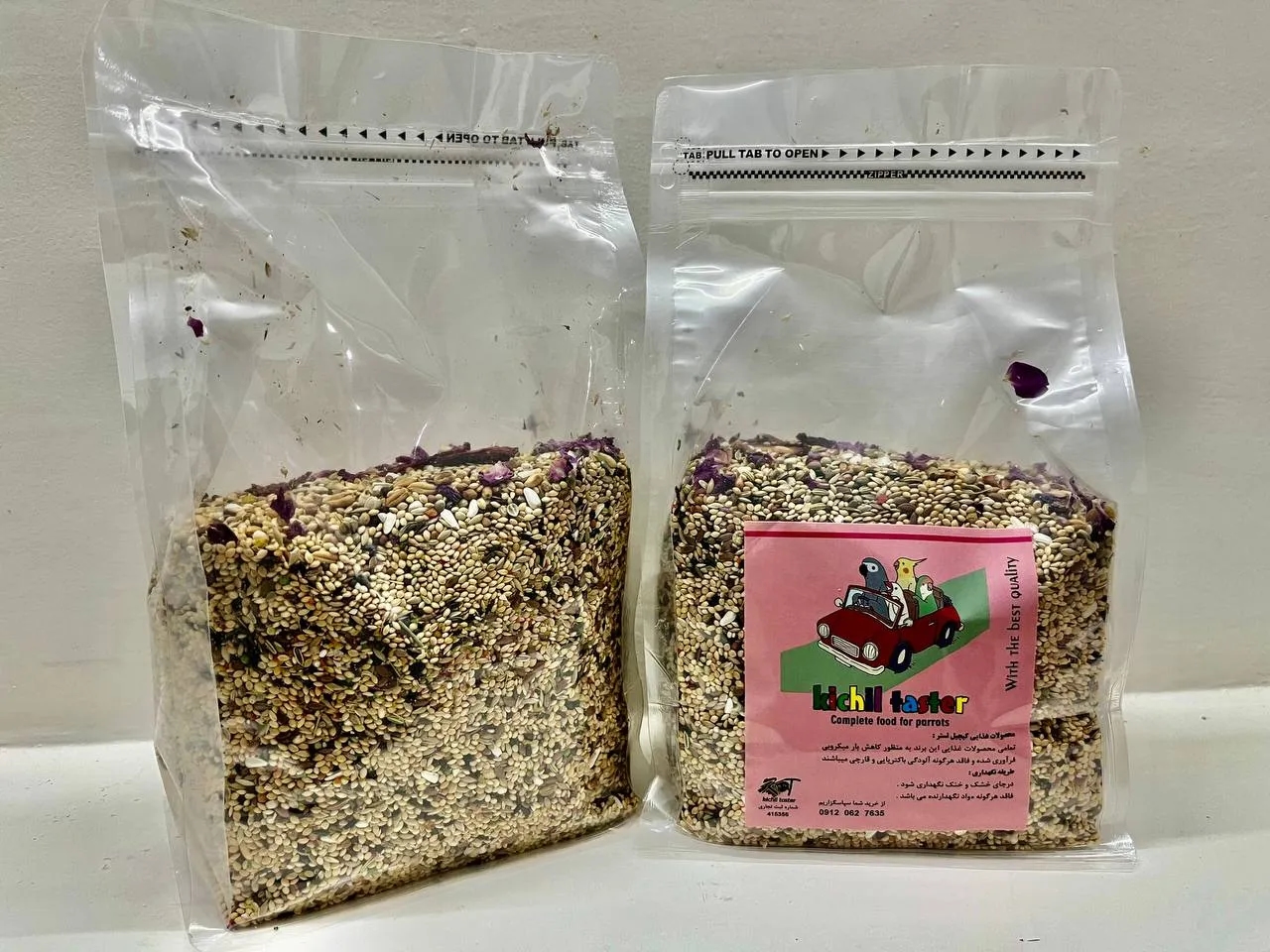 دان مخلوط طوطی‌سانان (کیسه)