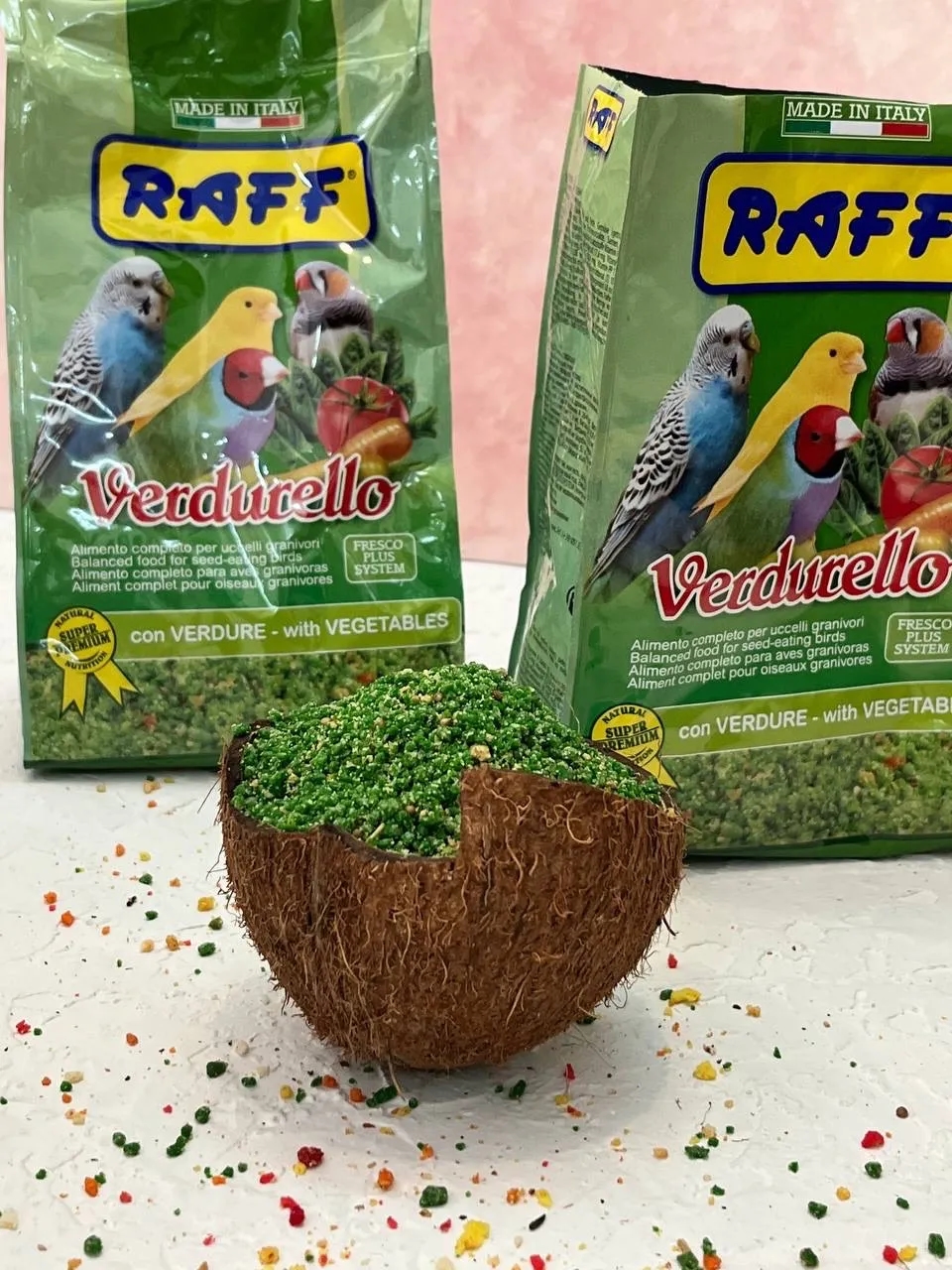 غذای نرم ویتامینه سبز (خوراک سبزیجات با پایه غلات) برند راف